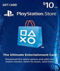 PlayStation Gift Card - 10$ US (DIGITAL CODE)