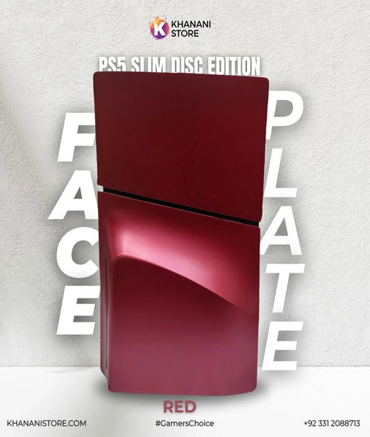 PS5 SLIM FACEPLATE VOLCANIC RED