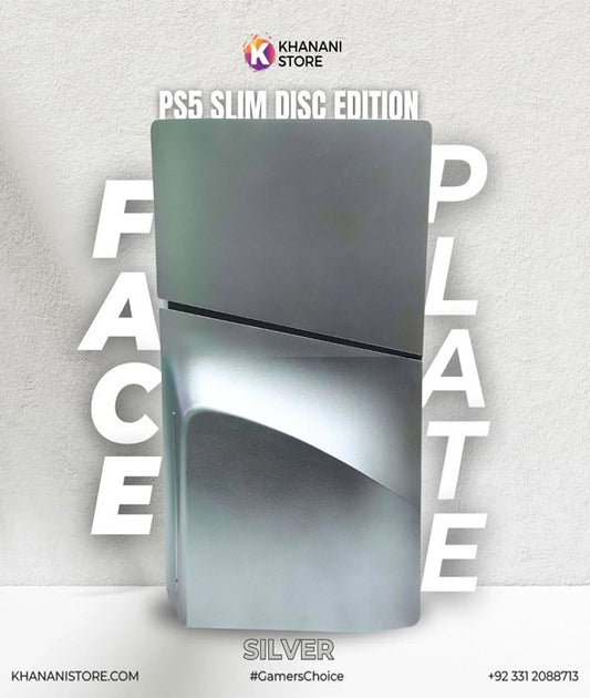 PS5 SLIM FACEPLATE SILVER