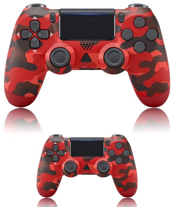 PlayStation 4 Copy Controller - Red Cammo