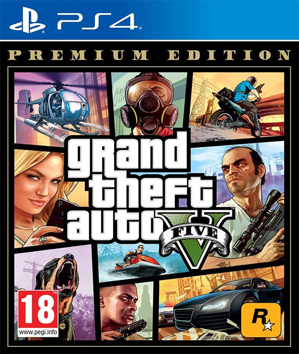 Grand Theft Auto V (GTA V) (PS4) (Used Game)