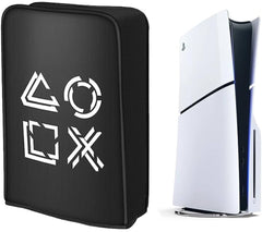 PS5 Slim Dust Cover, Premium PS5 Dust Proof Cover Protective Case Anti Scratch Waterproof Case for Sony PlayStation 5 Game Console Cover Sleeve for PS5 Disc & Digital Edition