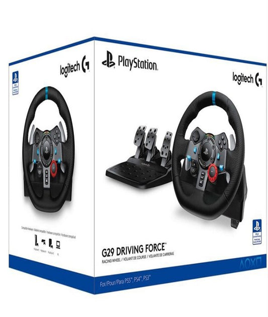 Logitech G29 Driving Force Racing Wheel for PS5, PS4, PS3 and PC