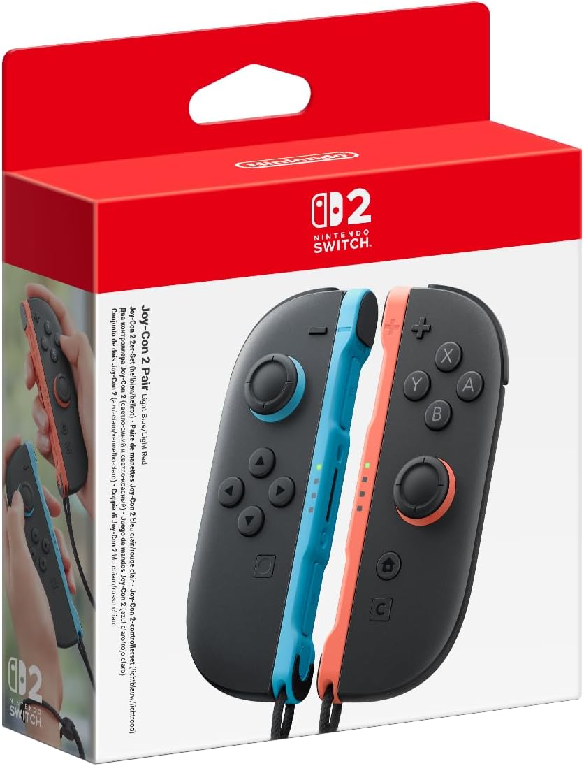 Nintendo Switch 2 Joy-Con 2 Pair – Blue and Red Wireless Controllers