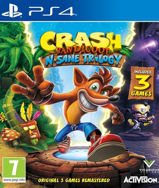 Crash Bandicoot N. Sane Trilogy (PS4) (Used Game)