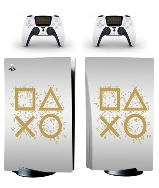 PS5 Standard Disc Console Skin Stickers- PlayStation Logo (0512)
