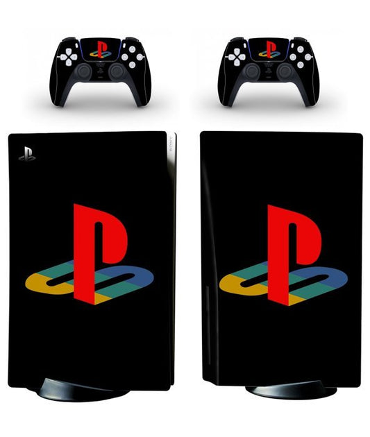 PS5 Standard Disc Console Skin Stickers- PlayStation Logo (0815)