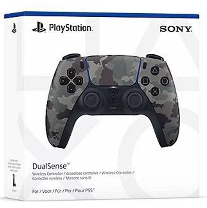 PS5 DualSense Wireless Controller Grey Camouflage