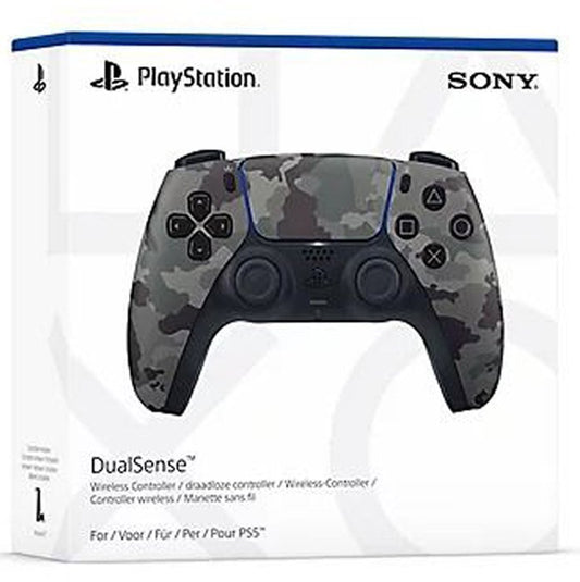 PS5 DualSense Wireless Controller Grey Camouflage
