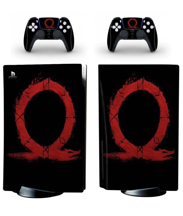 PS5 Standard Disc Console Skin Stickers- God Of War (1065)
