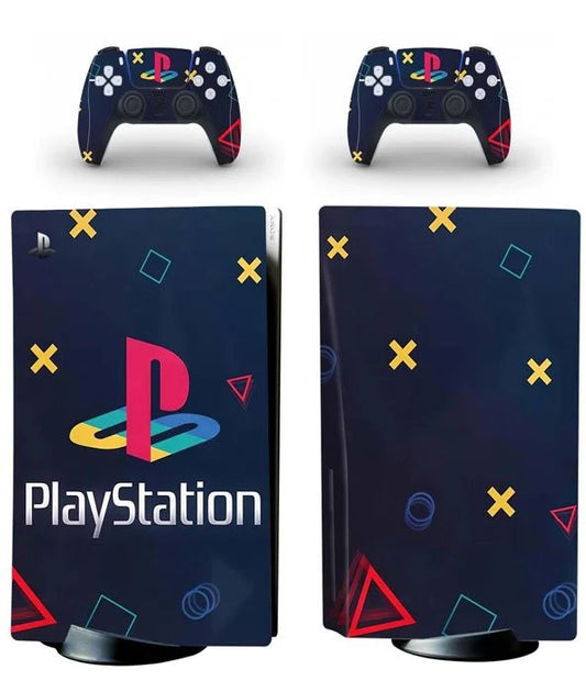 PS5 Standard Disc Console Skin Stickers- PlayStation logo (1307)