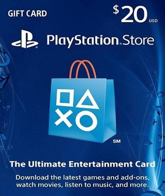 PlayStation Gift Card – 20$ US (DIGITAL CODE)