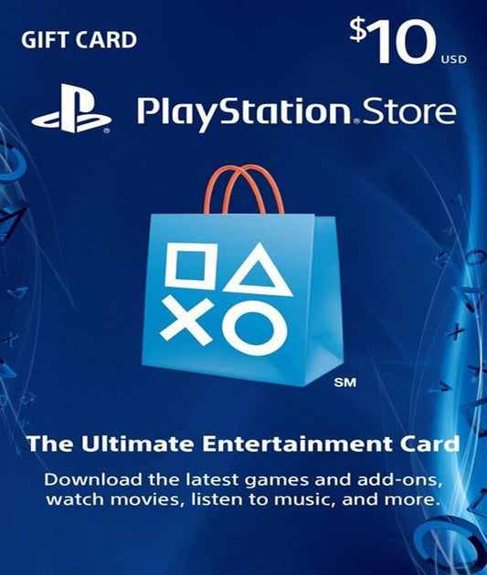 PlayStation Gift Card - 10$ US (DIGITAL CODE)
